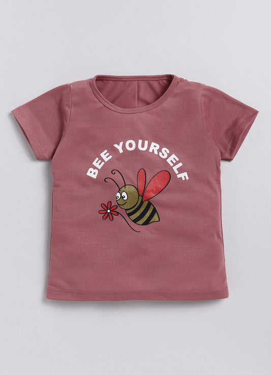 Mommy Club 'Bee Yourself' Inspirational Kids' Tee, Sizes 2-6 Years