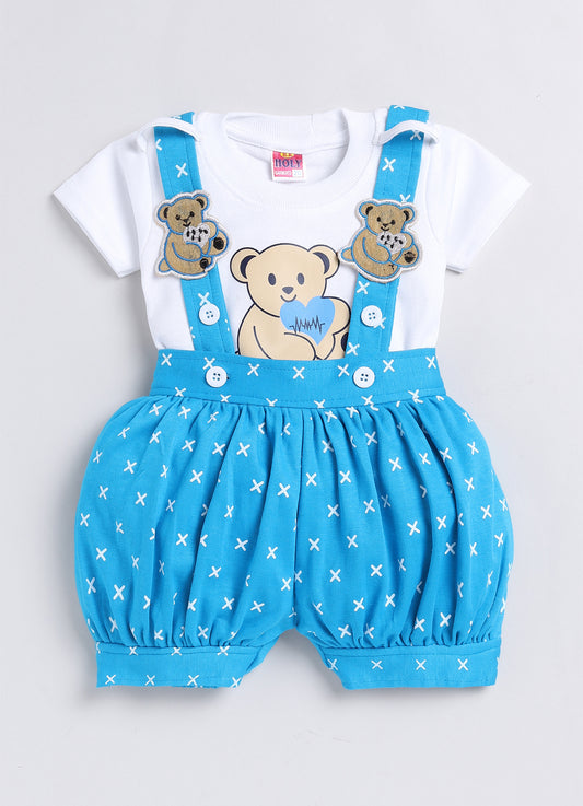 Introducing the Mommy Club Bear-Themed Overalls Set